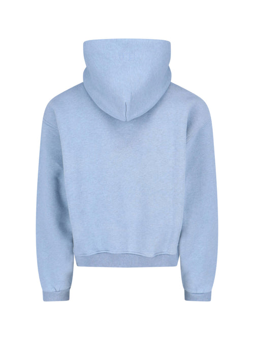 "Heathered" Hoodie – Light Blue