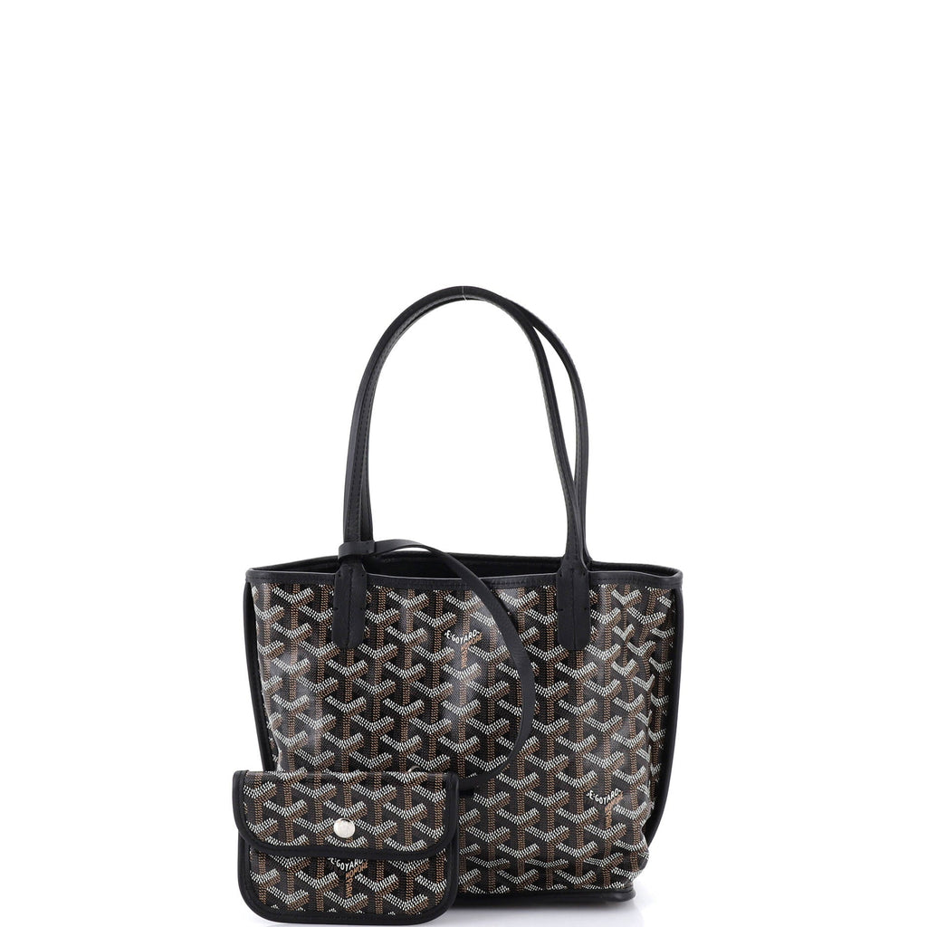 Anjou Reversible Tote Coated Canvas Mini