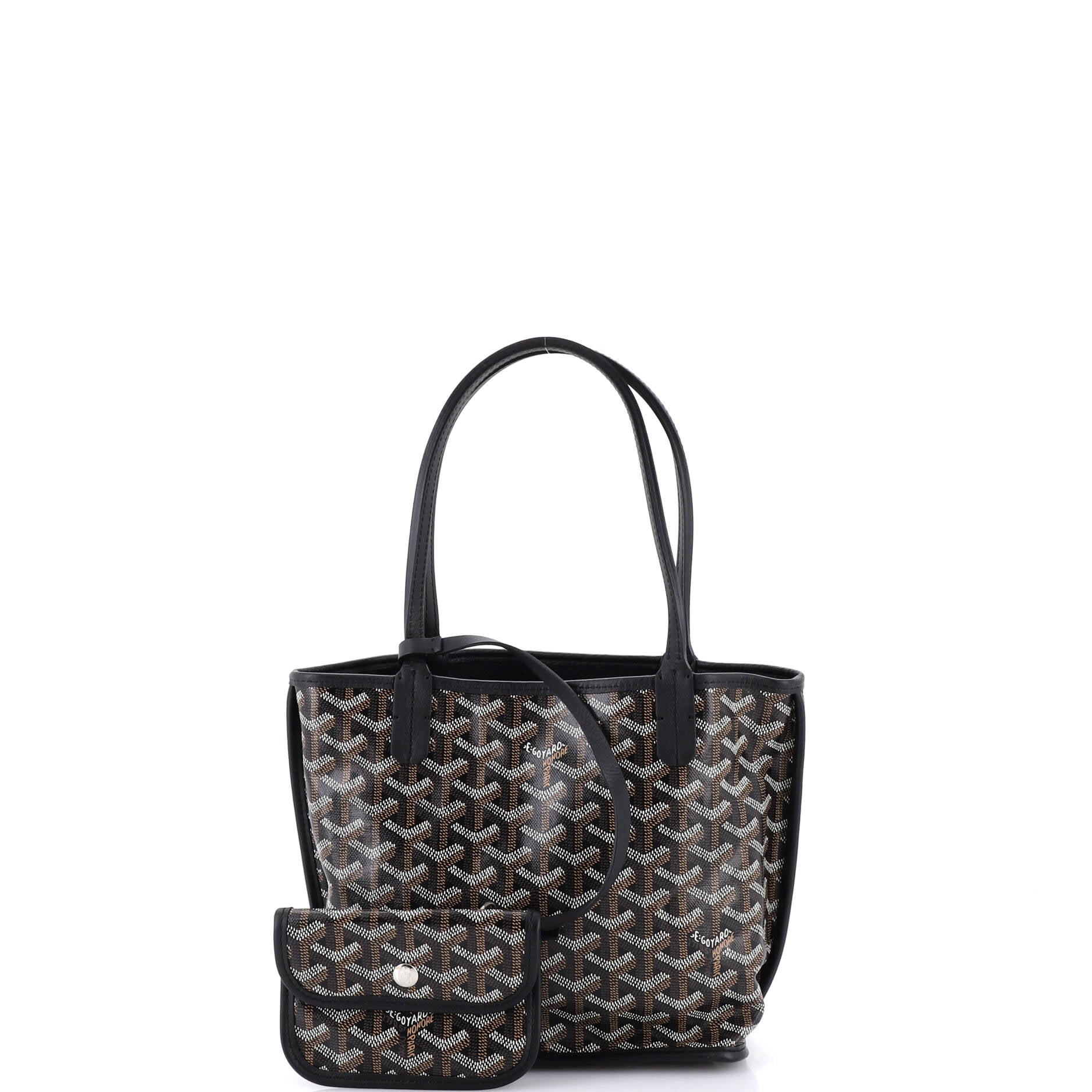 Anjou Reversible Tote Coated Canvas Mini