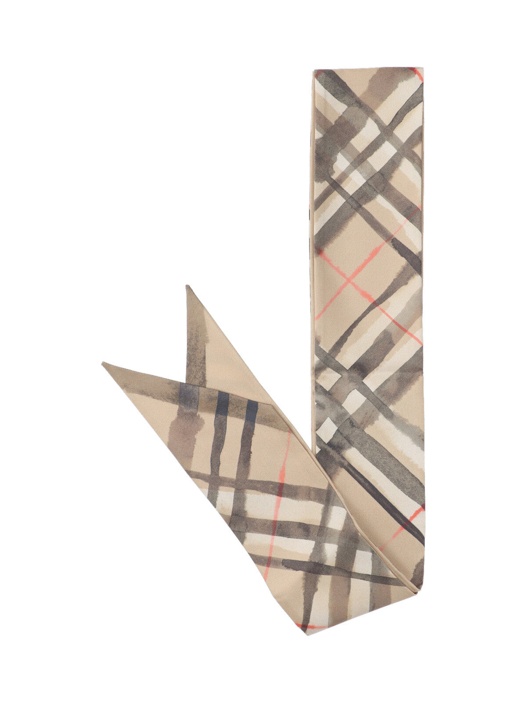 "Check" Bandeau – Beige