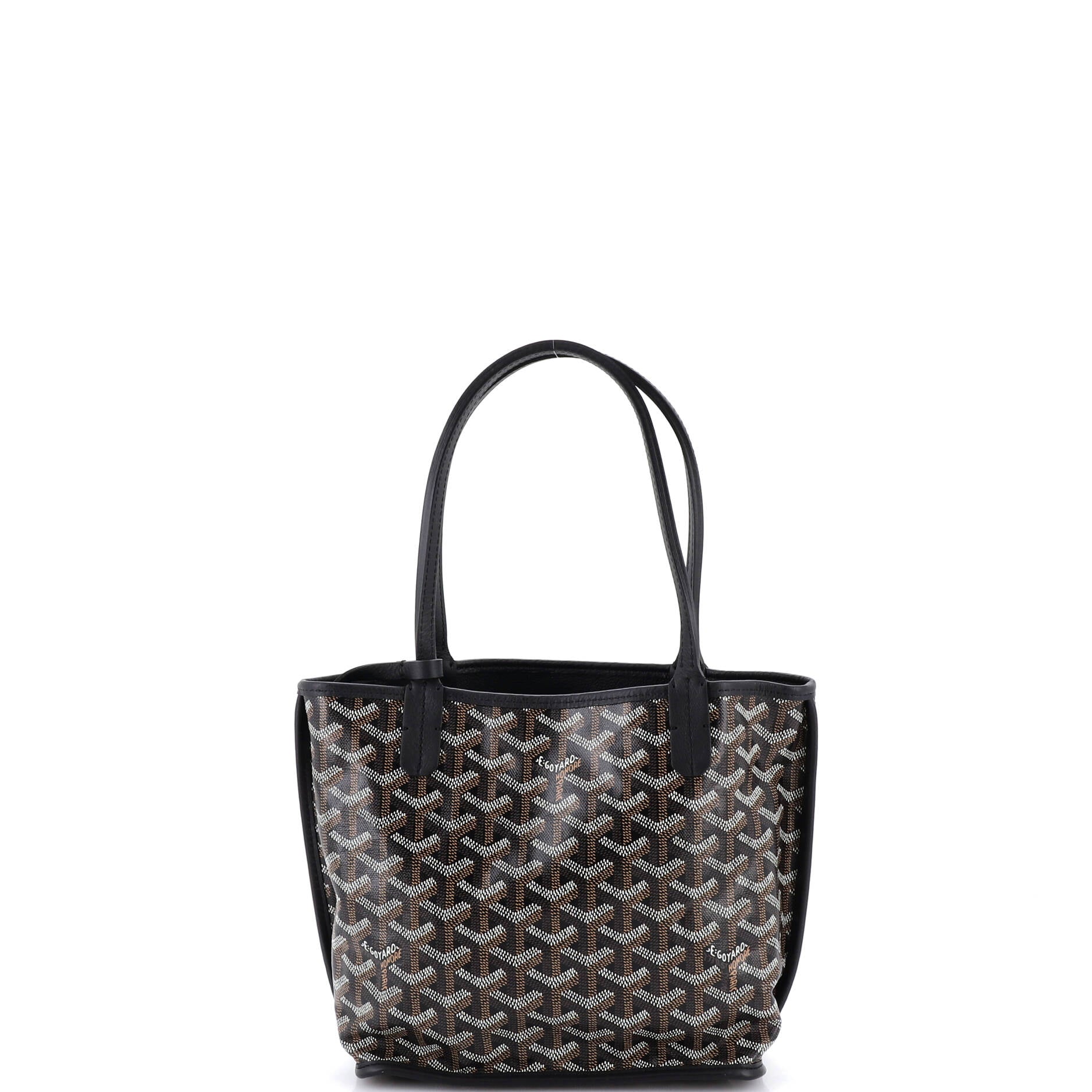 Anjou Reversible Tote Coated Canvas Mini