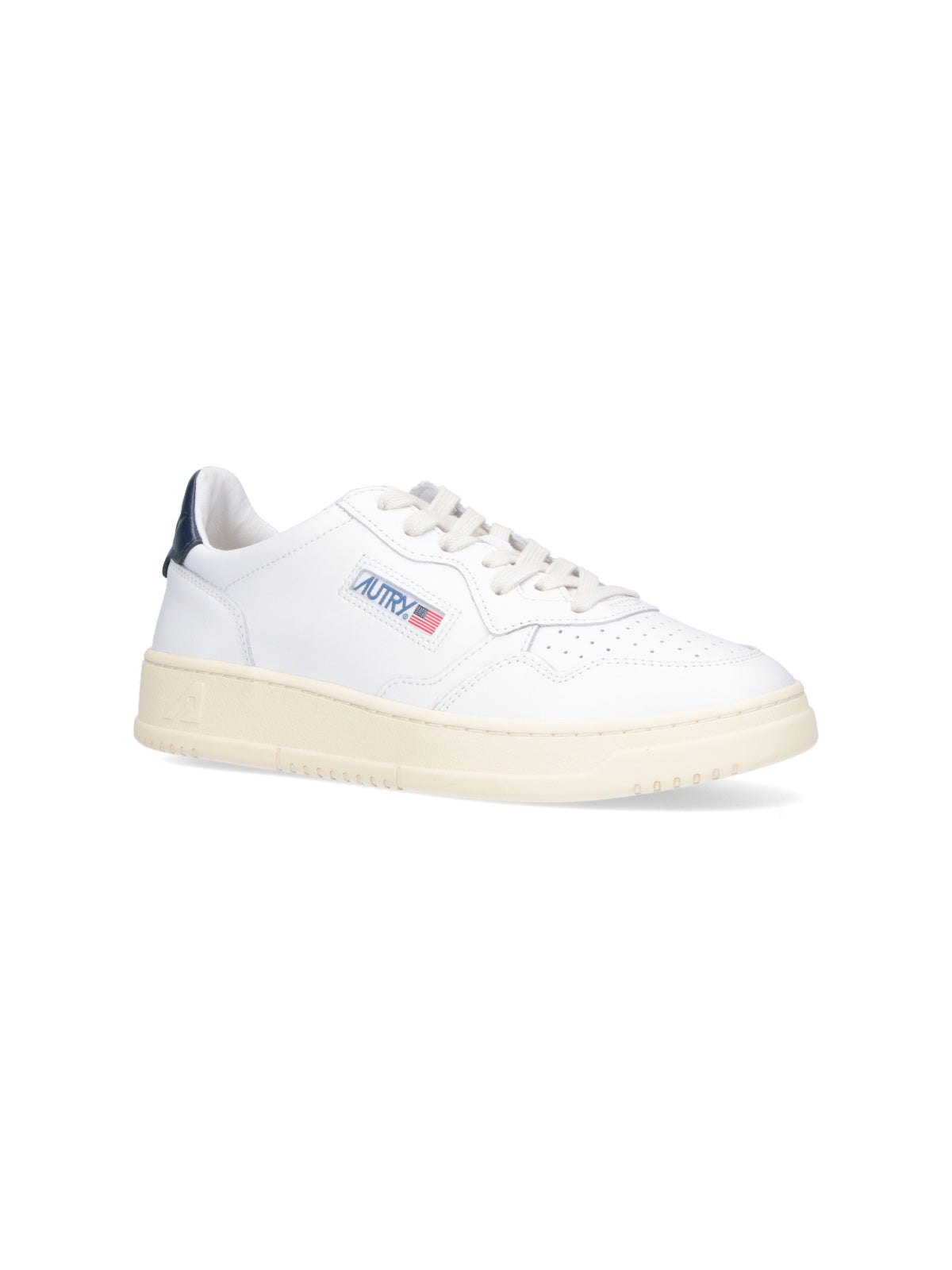 "Medalist" Low-Top Sneakers – White