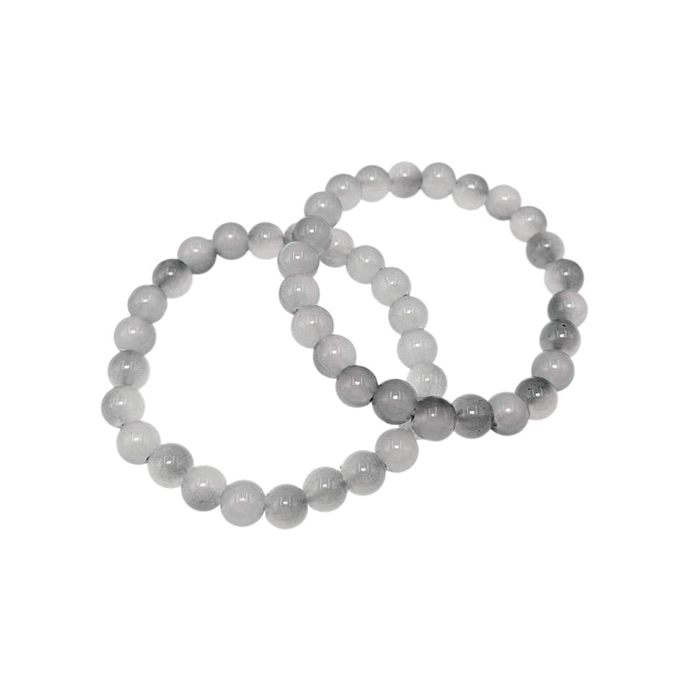 12 SET OF 2 - Round Beaded Stretch Multi Layered Bracelets