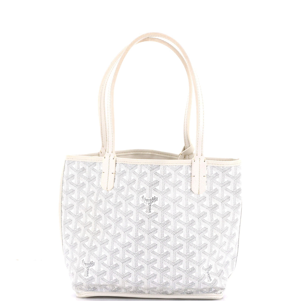 Anjou Reversible Tote Coated Canvas Mini