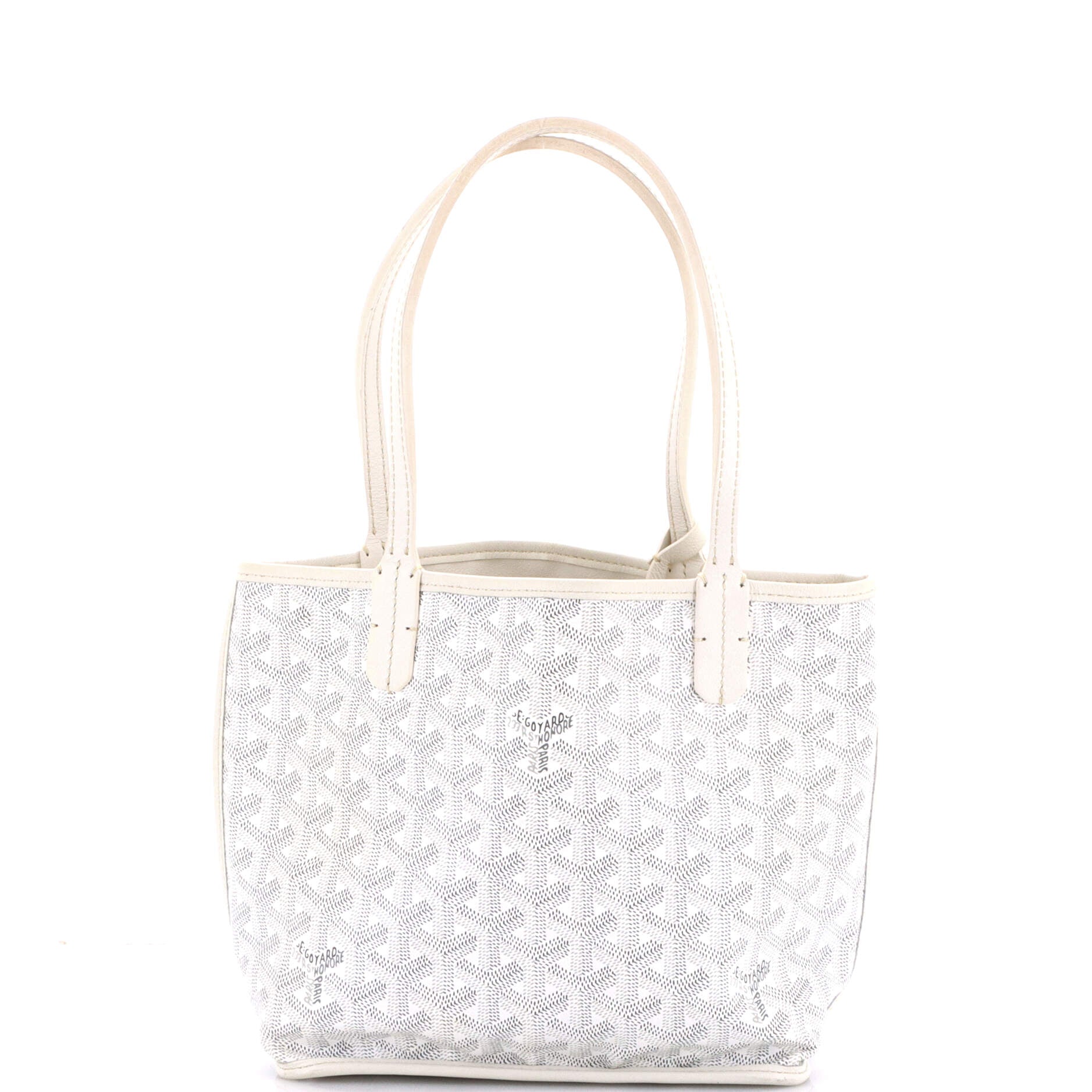 Anjou Reversible Tote Coated Canvas Mini