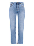 "Half-Arrow" Straight Jeans – Blue