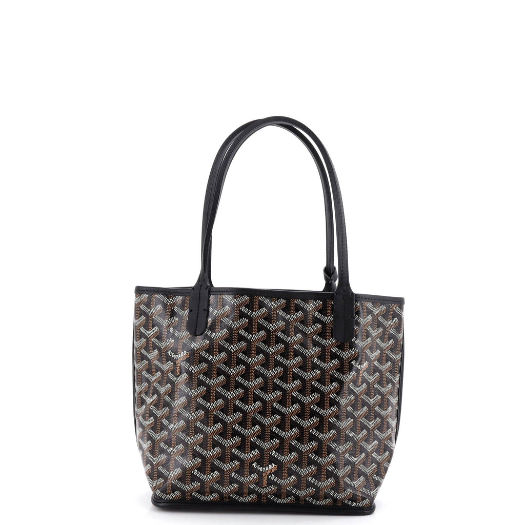 Anjou Reversible Tote Coated Canvas Mini