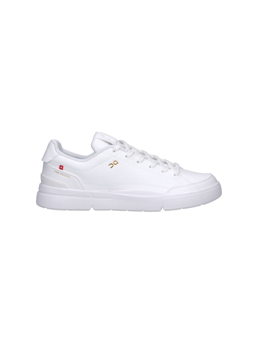 "The Roger Centre Court" Sneakers – White Fabric