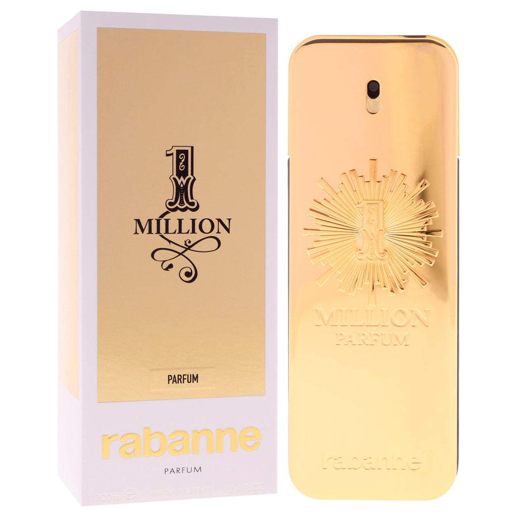 1 Million Parfum by Paco Rabanne for Men - 3.4 oz Parfum Spray