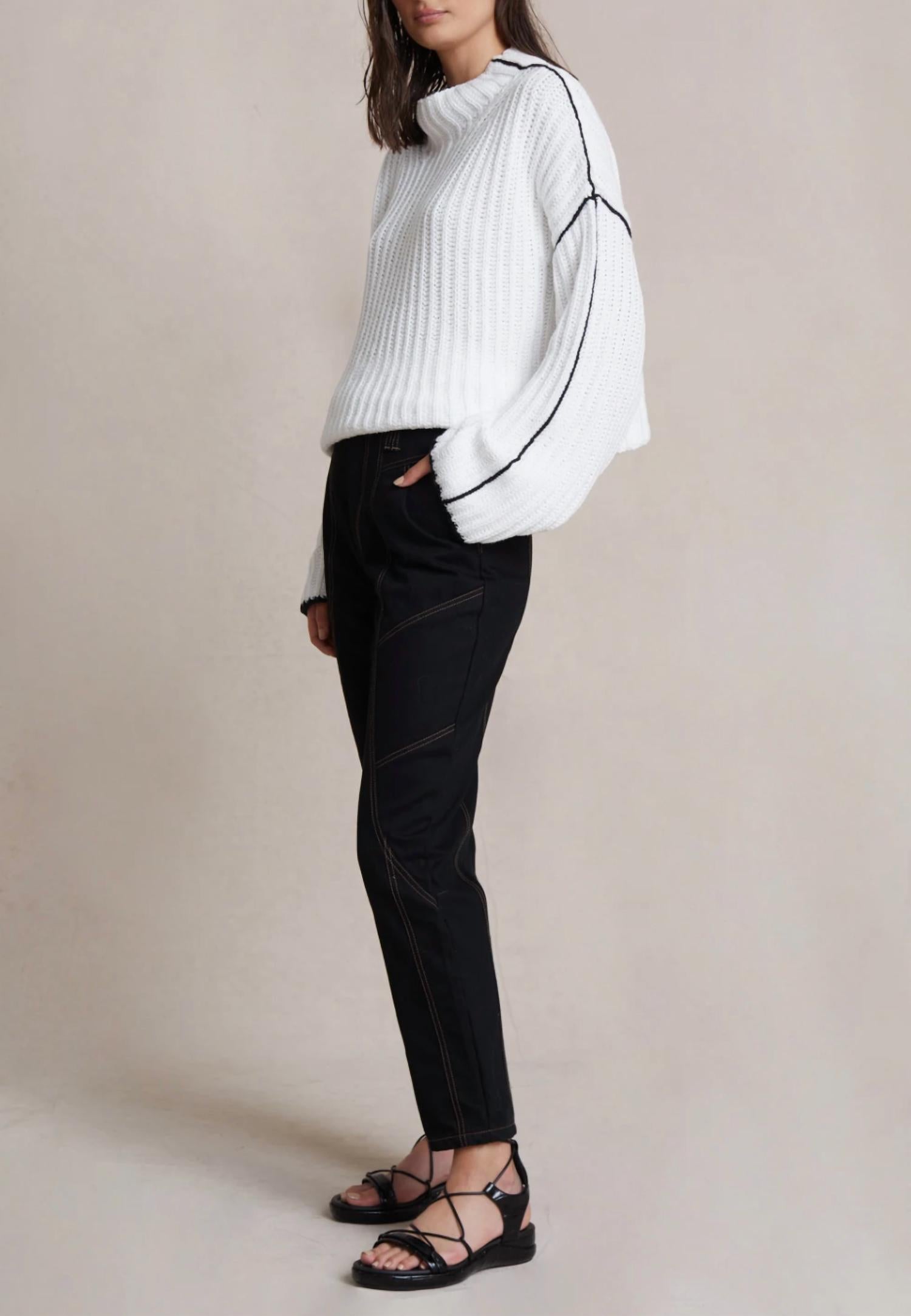 Alice Knit Jumper In Ivory
