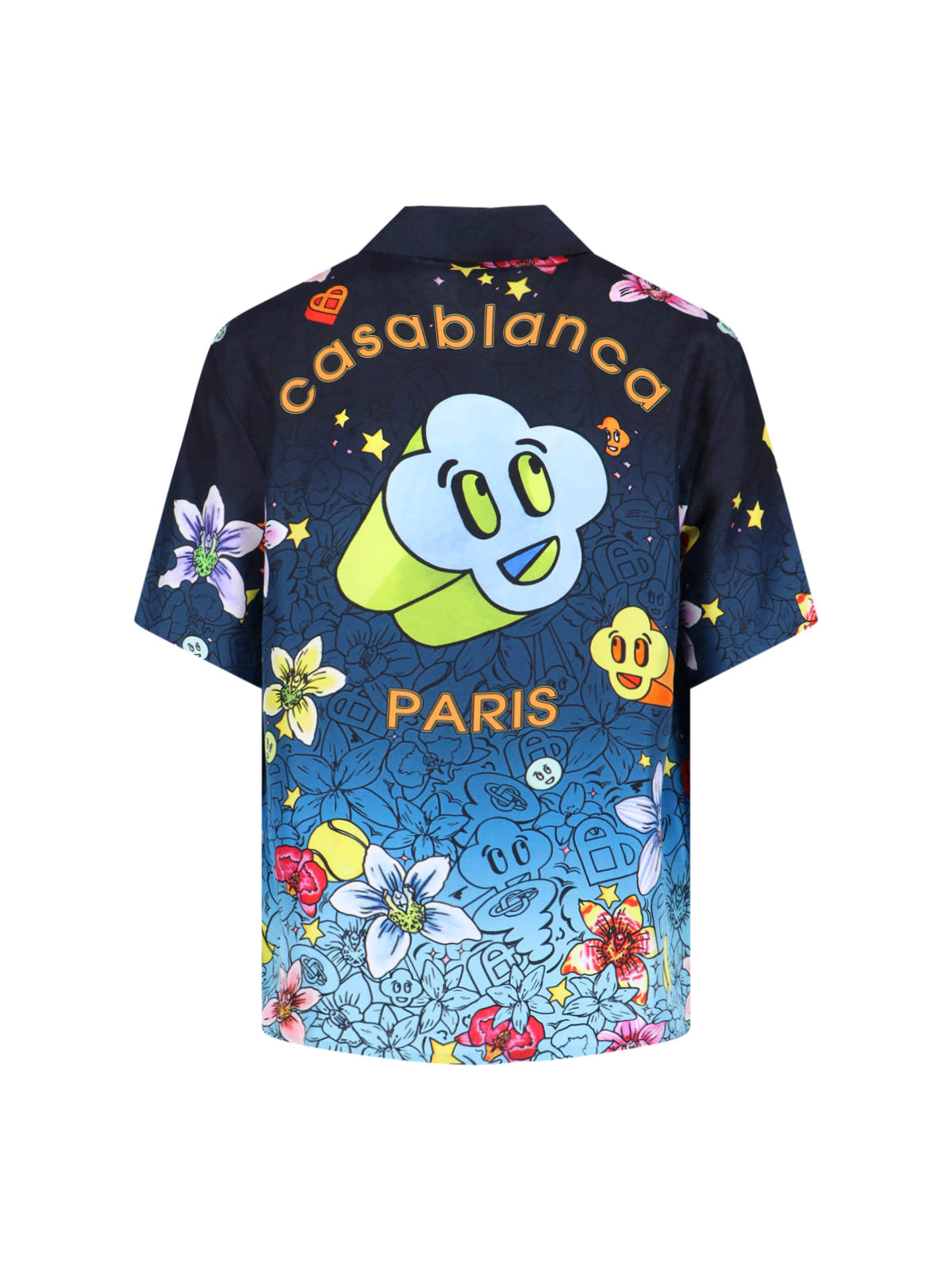 "Graffiti Repeat" Shirt – Blue