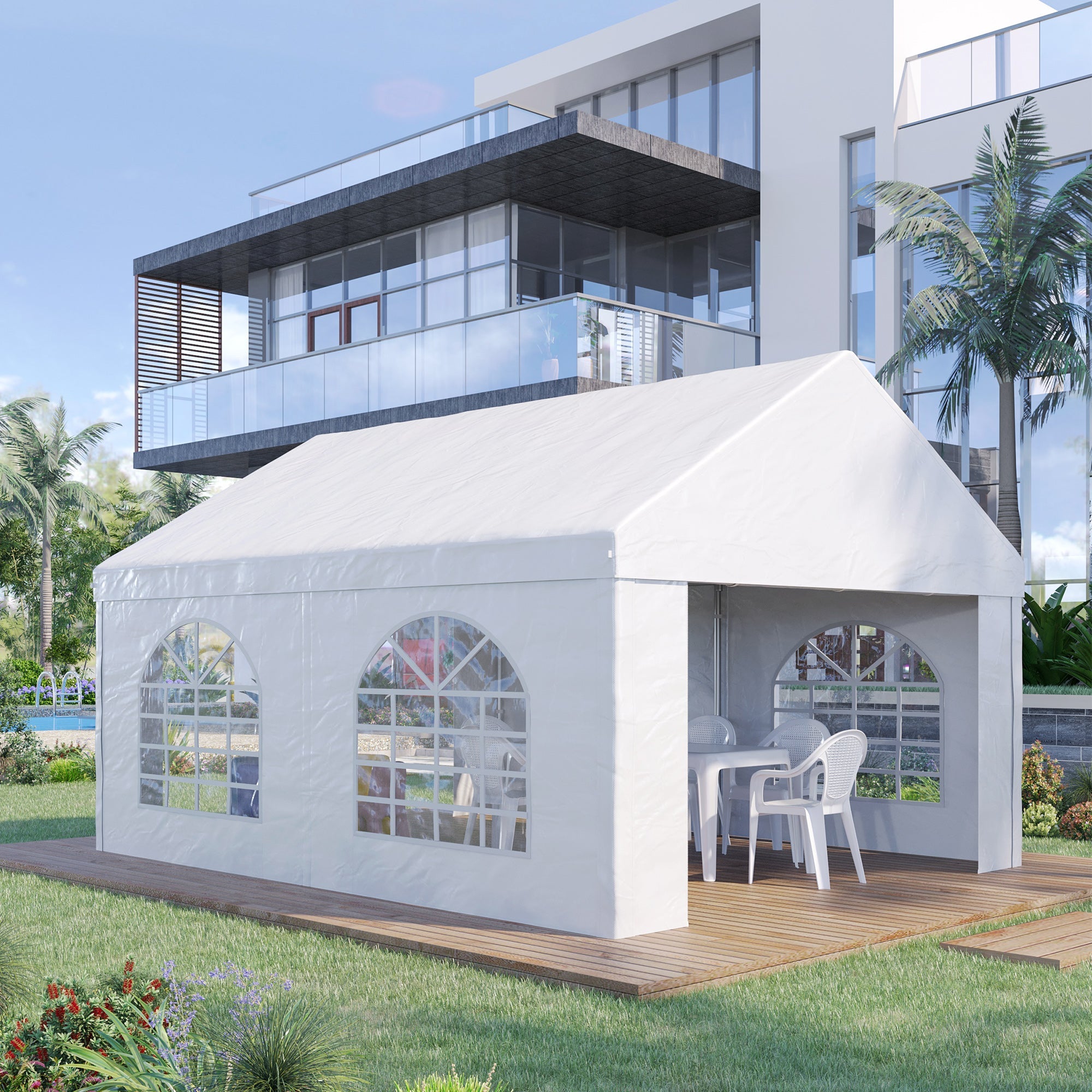 13' x 16.5' Waterproof Canopy Tent for Parties