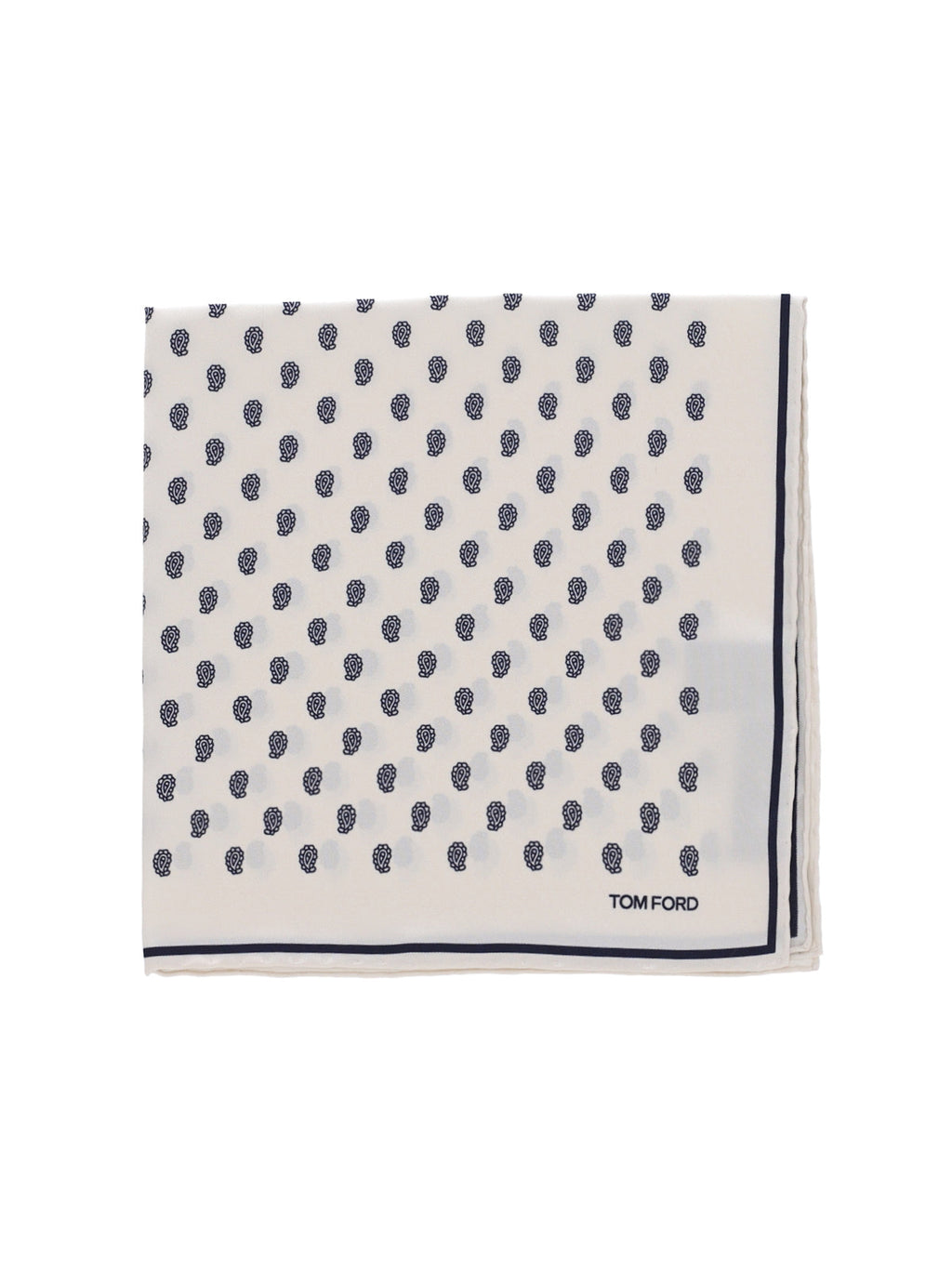 All-Over Print Pocket Square – White