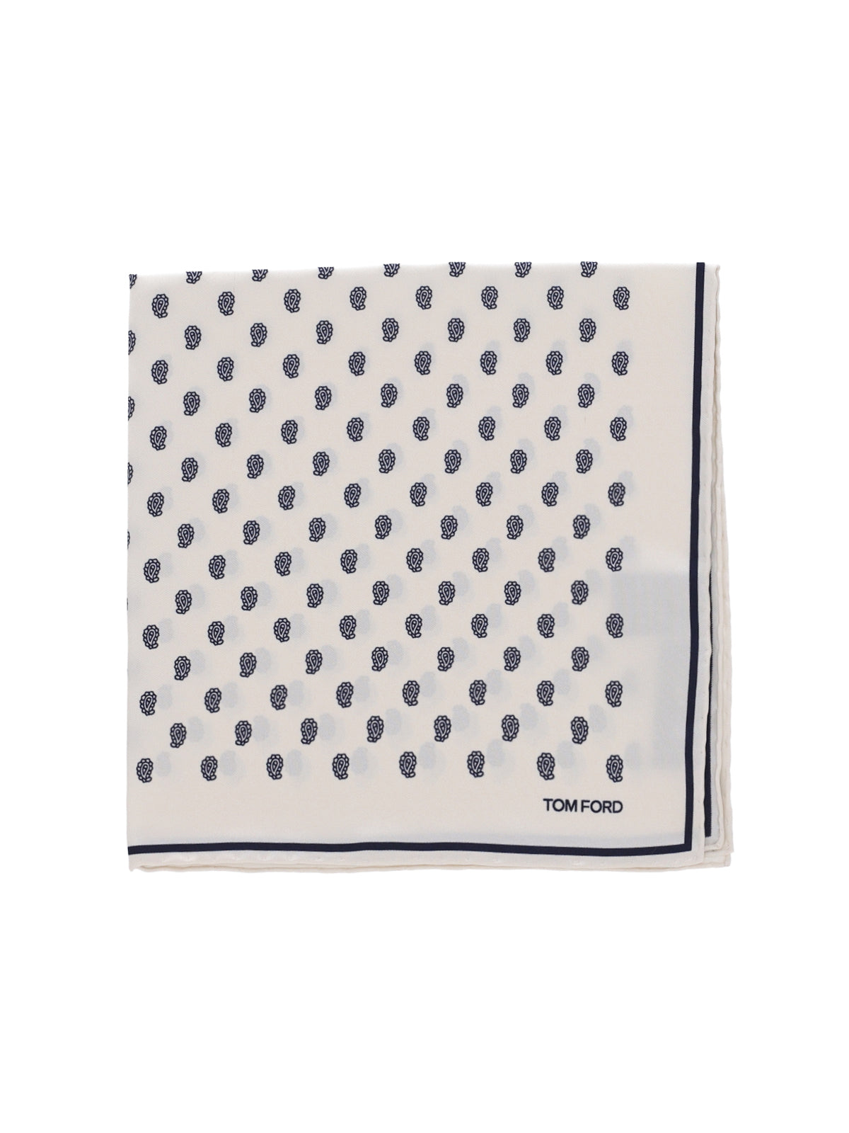 All-Over Print Pocket Square – White