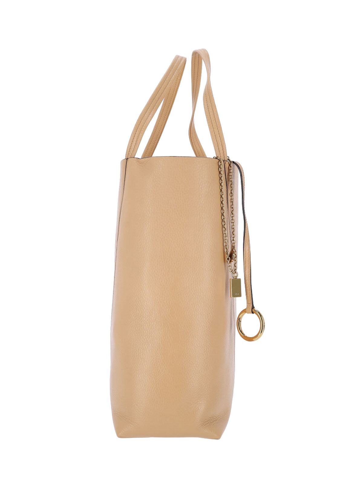 "Spin" Large Tote Bag – Beige