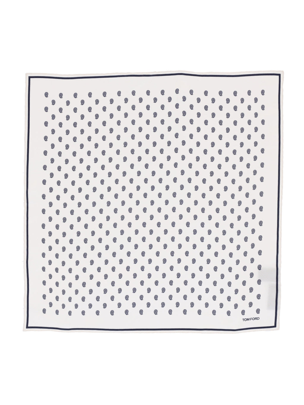 All-Over Print Pocket Square – White