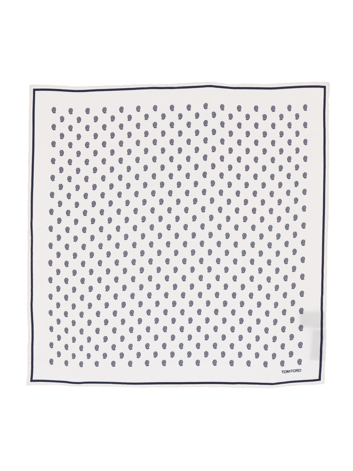 All-Over Print Pocket Square – White