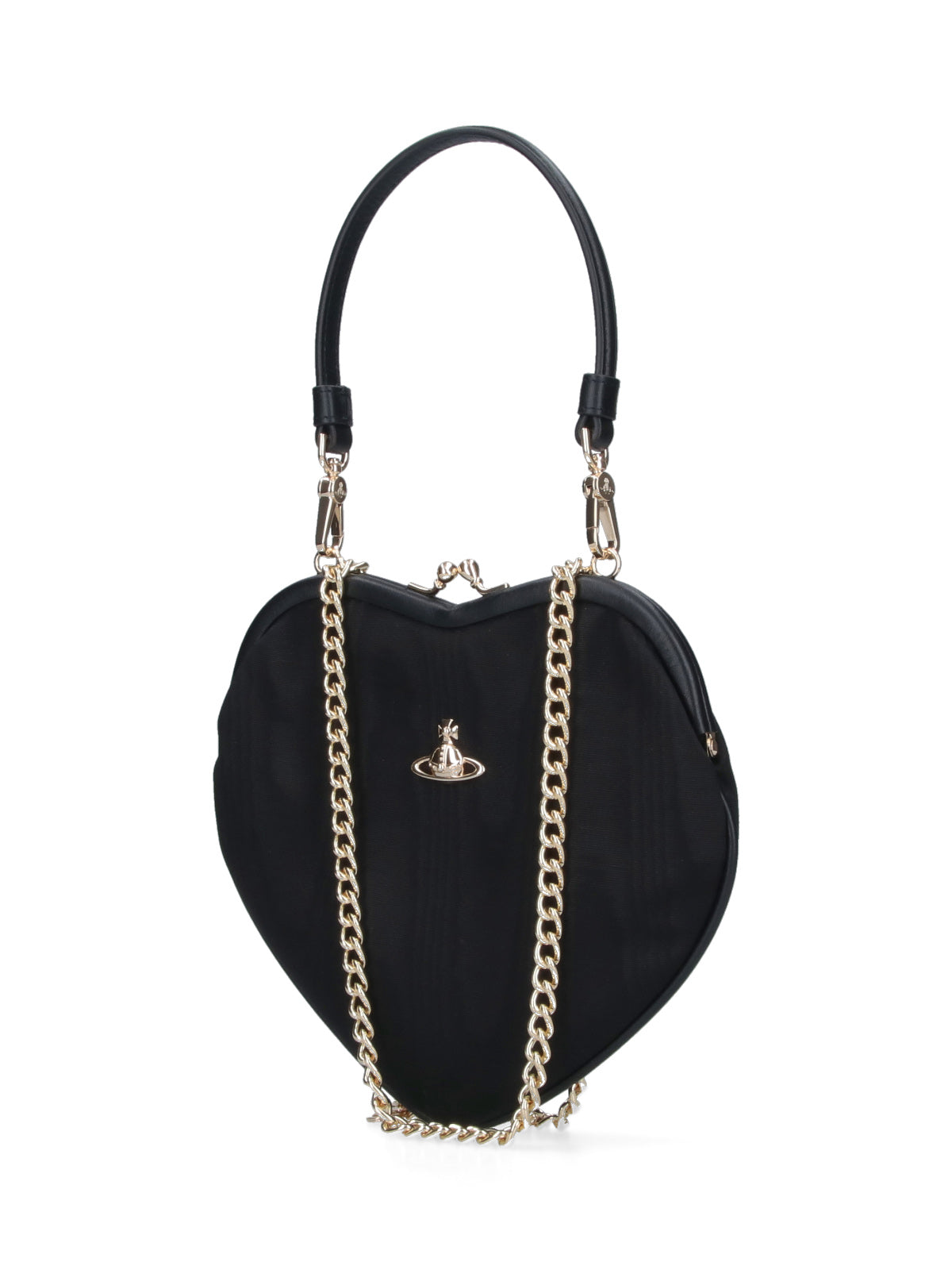 "Belle Heart Frame" Handbag – Black