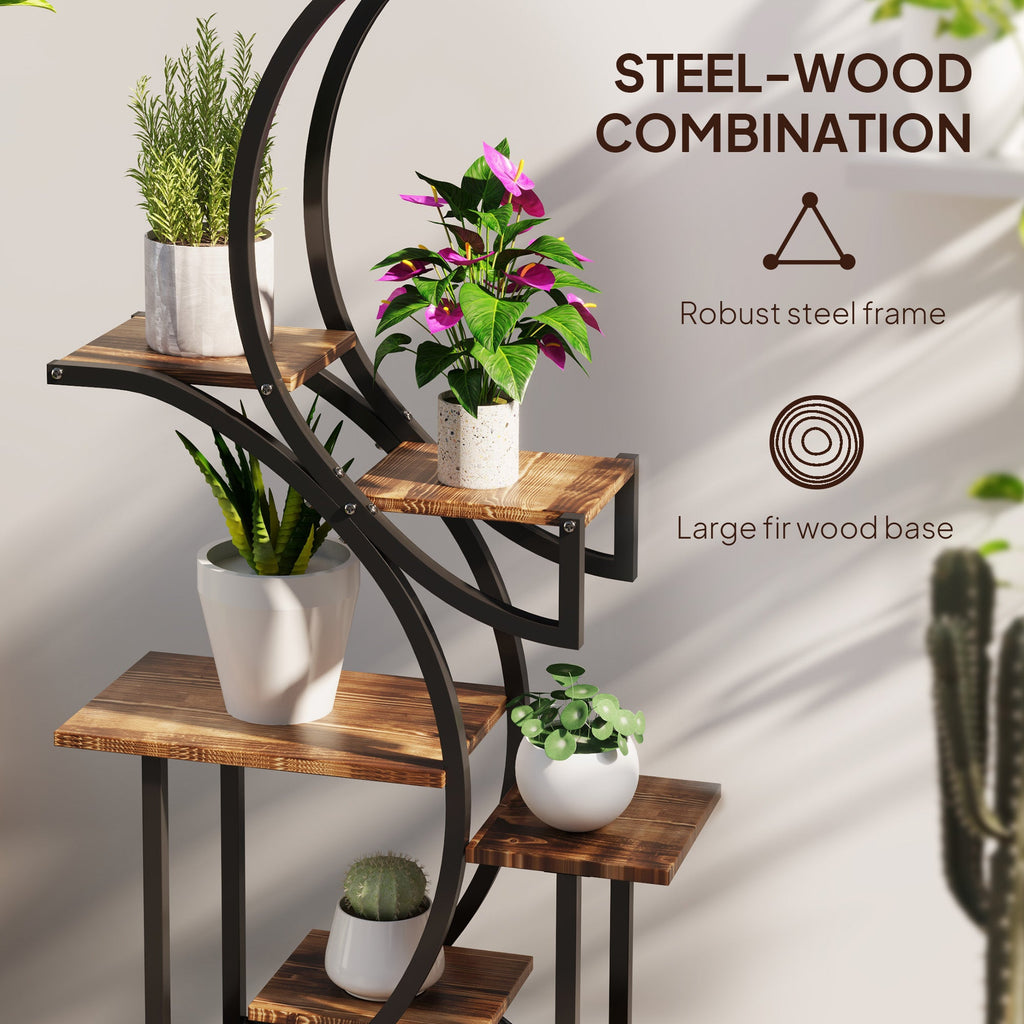 62 Inch Tall Plant Stand for Multiple Plants