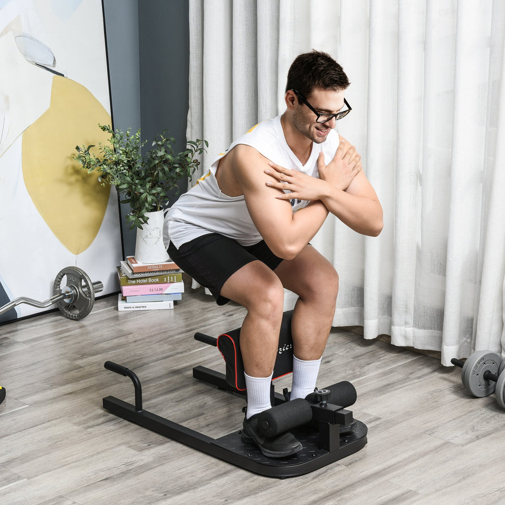 3-in-1 Push Up Sit Up Sissy Squat Machine