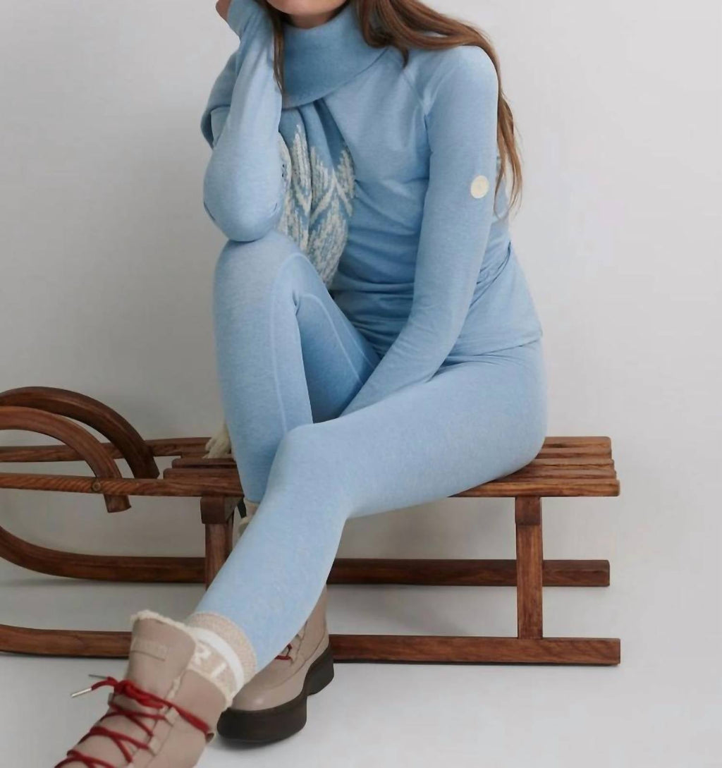 Always Warm Crew Neck Baselayer Top In Glacier Marl