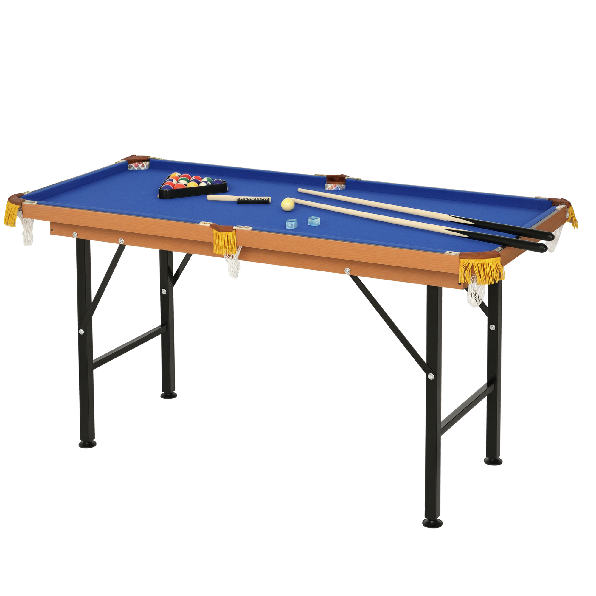 55" Mini Billiards Table for Home and Family Fun