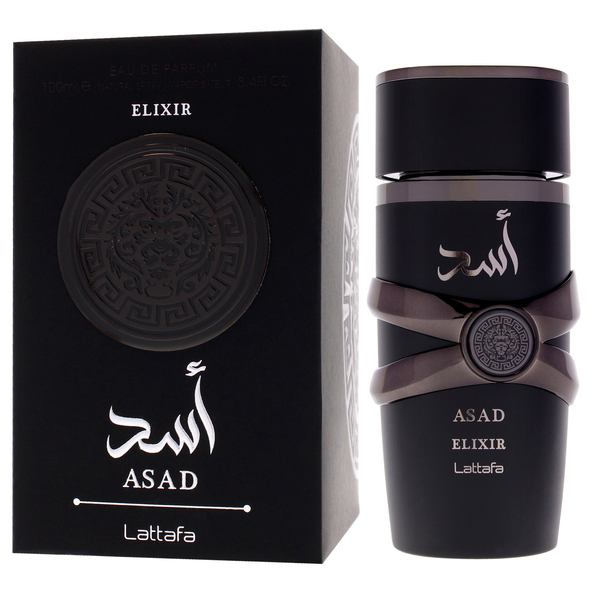 Asad Elixir by Lattafa for Men - 3.4 oz EDP Spray