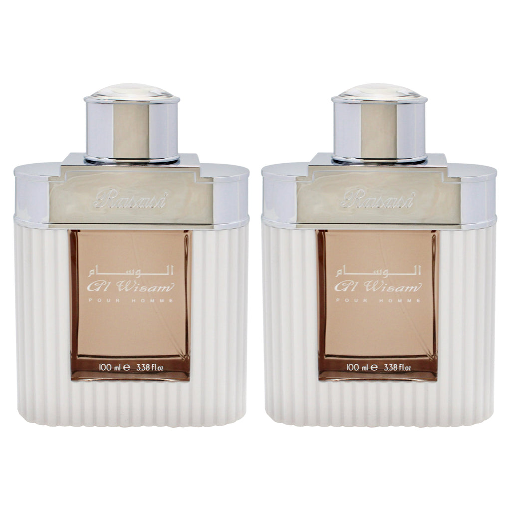 Al Wisam Born to Win by Rasasi for Men - 3.33 oz EDP Spray - Pack of 2