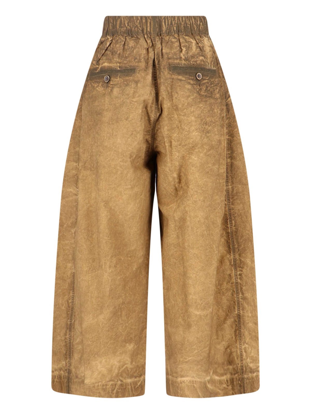 "Poetic" Wide Pants – Beige