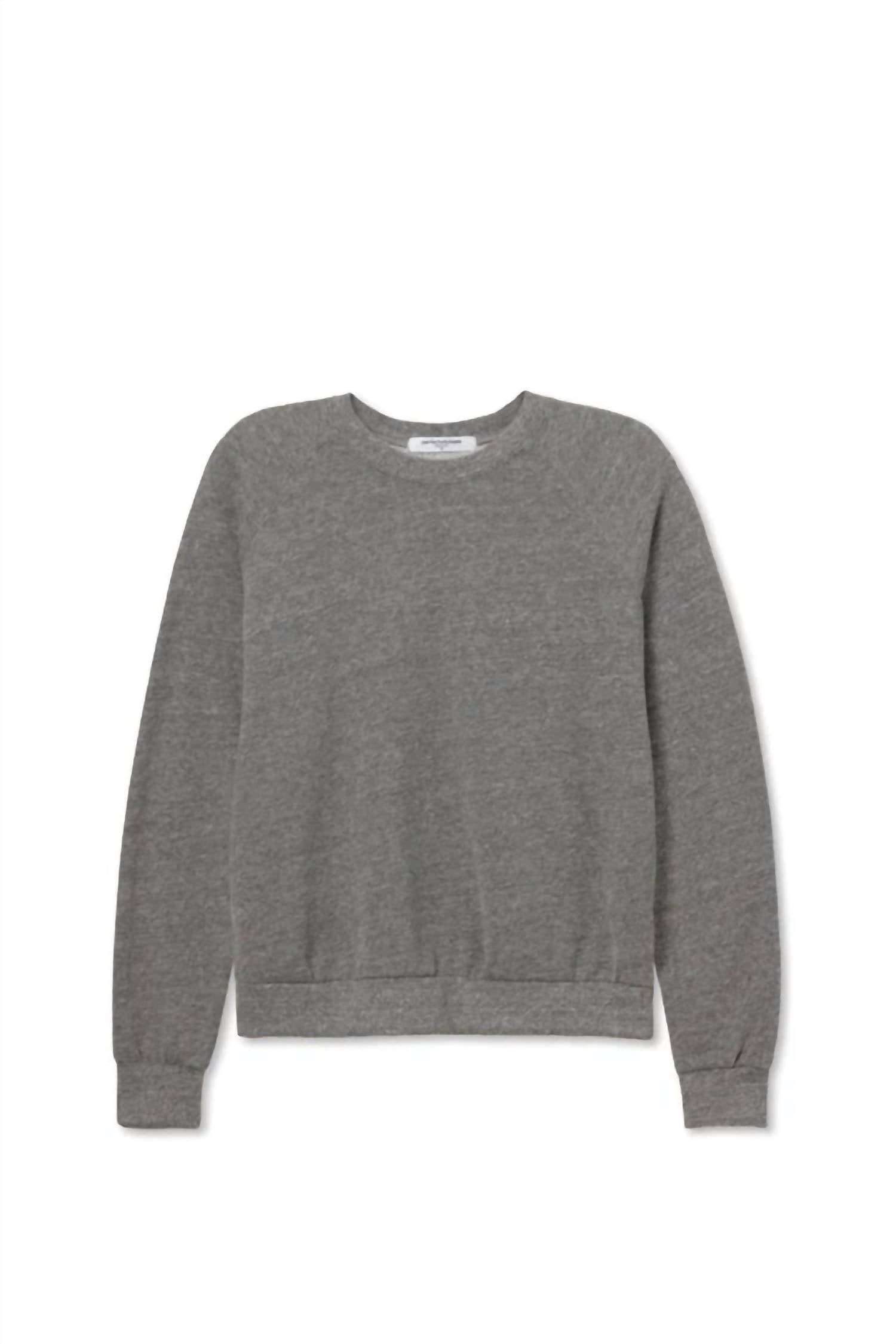 Alexi French Terry Sweatshirt In Dark Heather Grey