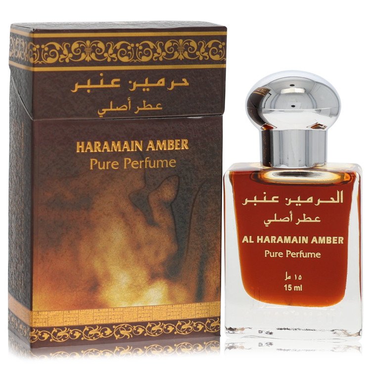 3pcs Cologne Gift Sets - Al Haramain Amber by Al Haramain Pure Perfume 0.51 oz for Men