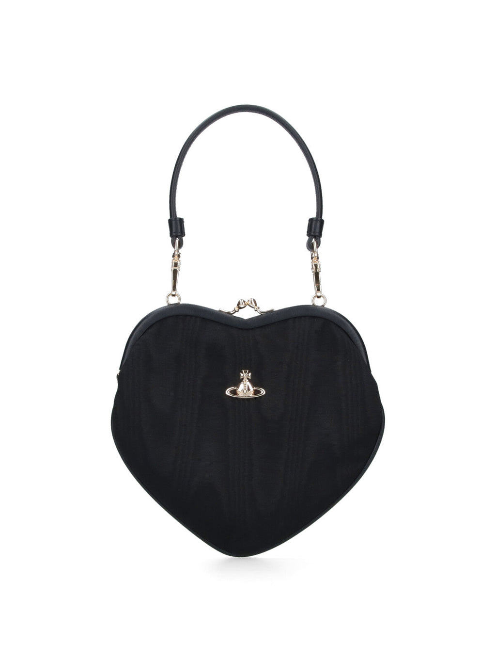 "Belle Heart Frame" Handbag – Black