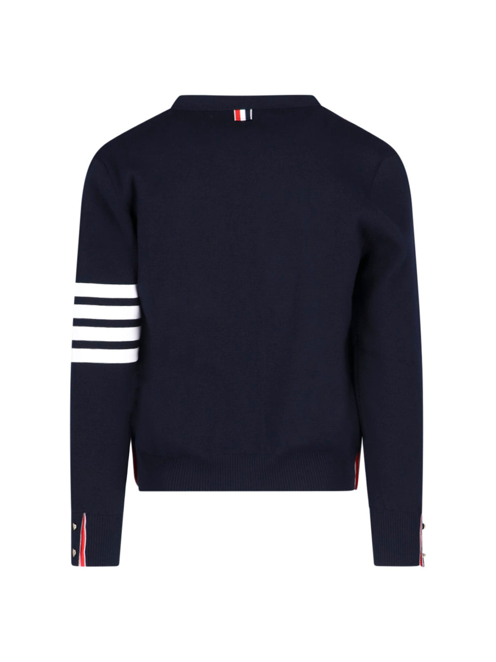 "4-Bar" Cardigan – Blue