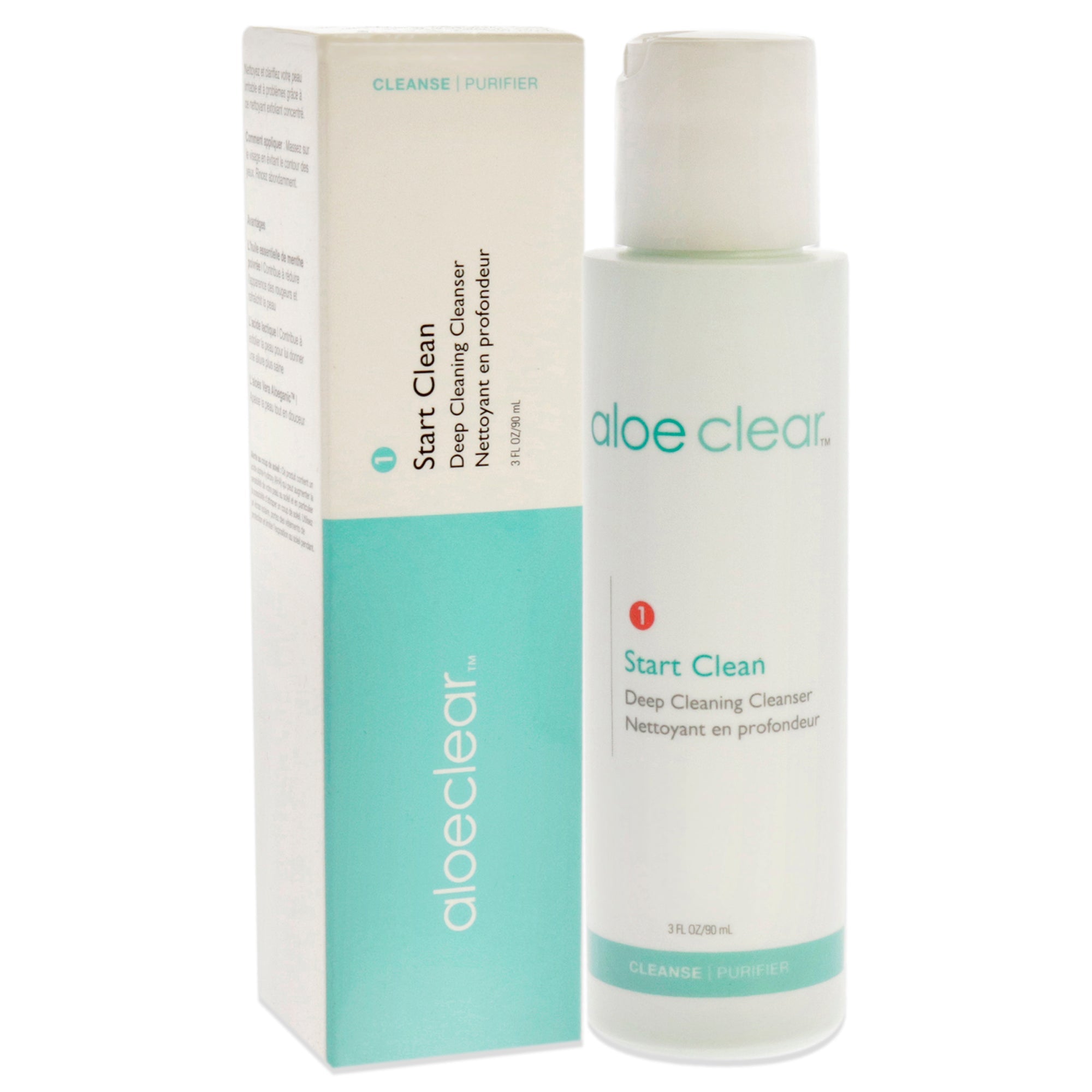 Aloeclear Start Clean Deep Cleaning Cleanser by Aloette for Unisex - 3 oz Cleanser