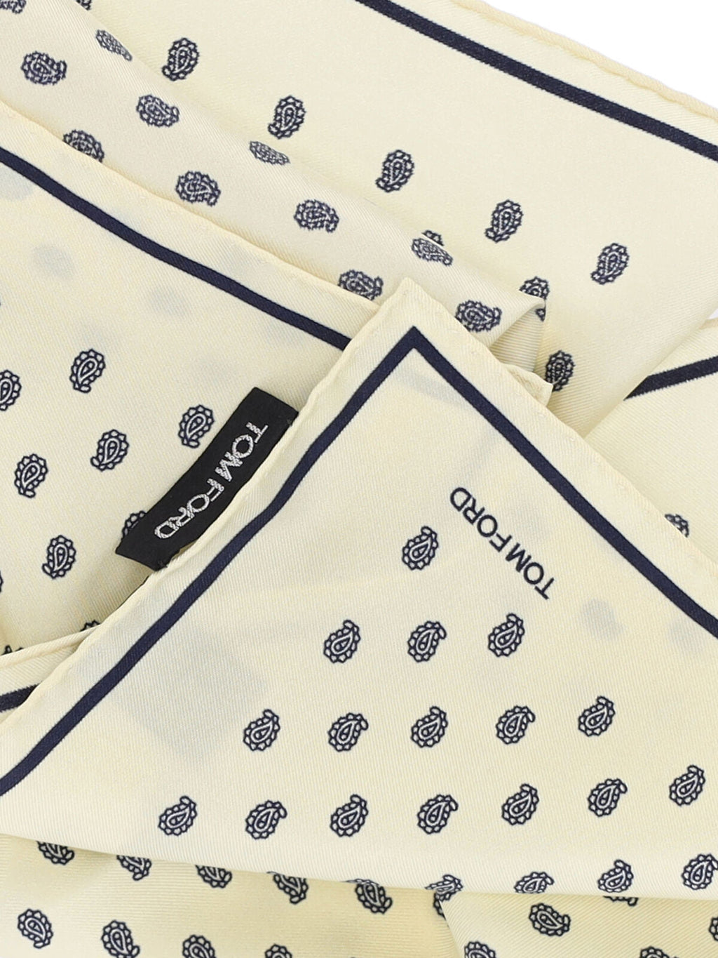 All-Over Print Pocket Square – Cream