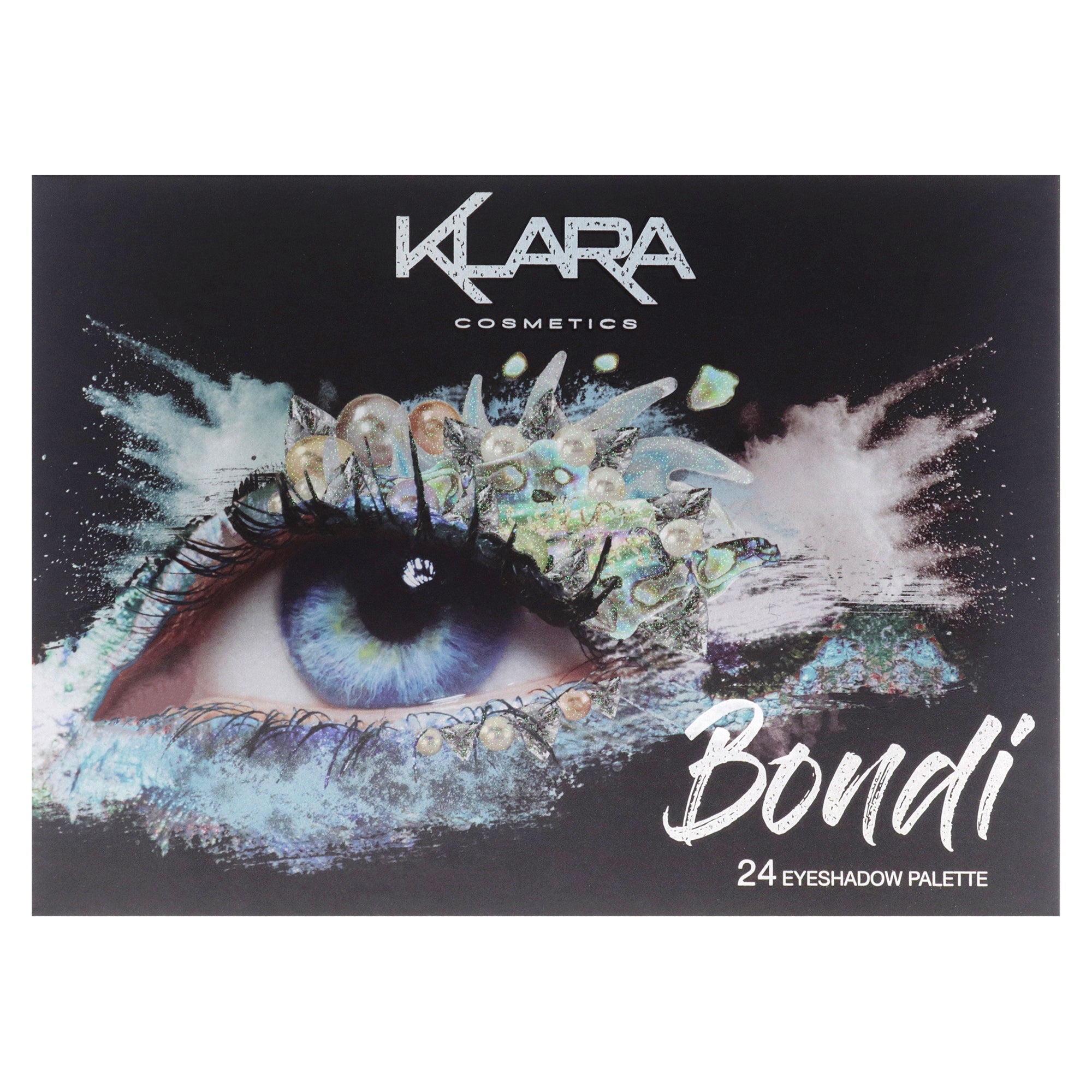 24 Eyeshadow Palette - Bondi by Klara for Women - 1.68 oz Eye Shadow