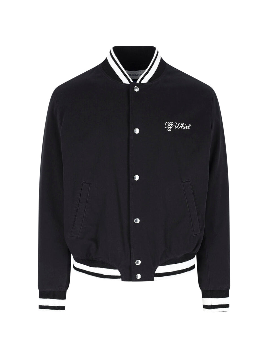 "Varsity Souvenir" Bomber Jacket – Black