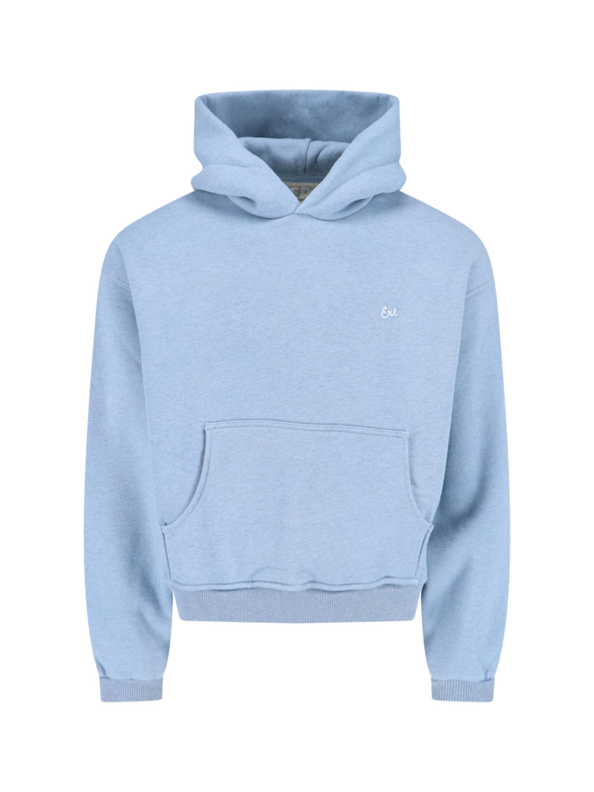 "Heathered" Hoodie – Light Blue