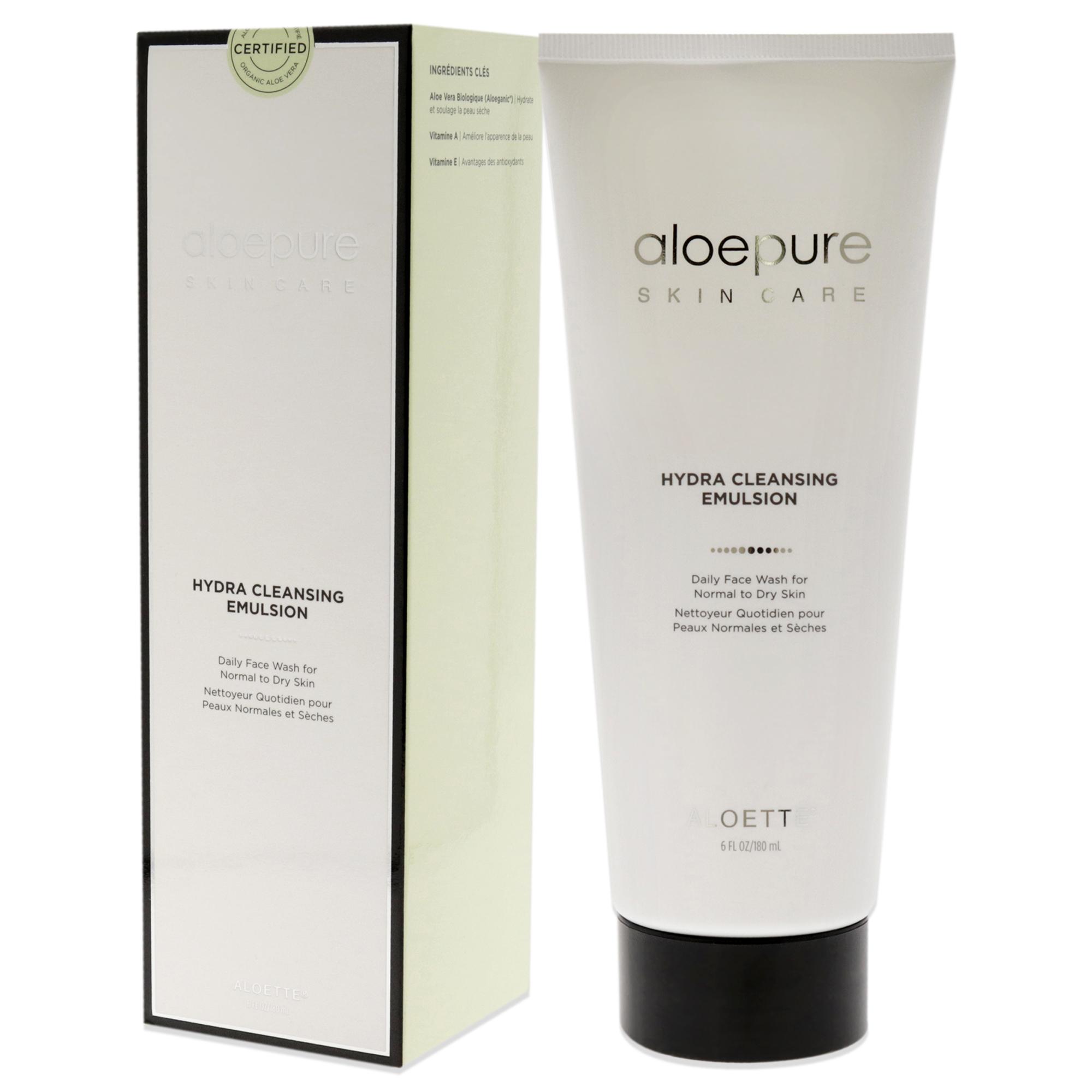 Aloepure Hydra Cleansing Emulsion - Noraml to Dry Skin by Aloette for Unisex - 6 oz Emulsion