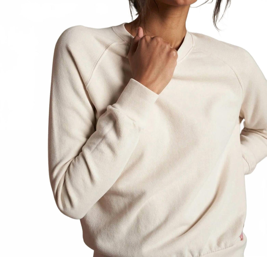 Alexi French Terry Sweatshirt In Sugar