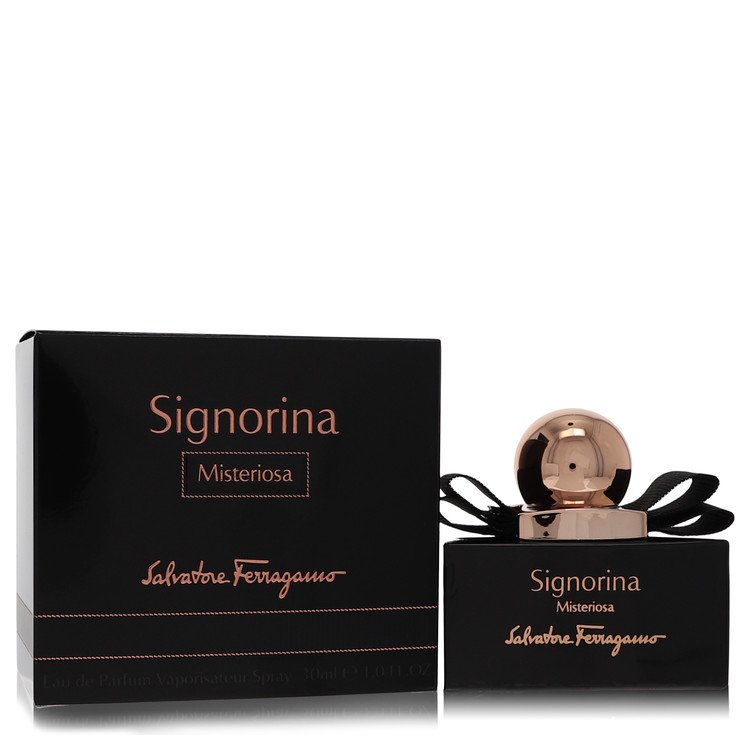 3pcs Perfume Gift Sets - Signorina Misteriosa by Salvatore Ferragamo Eau De Parfum Spray 1 oz for Women