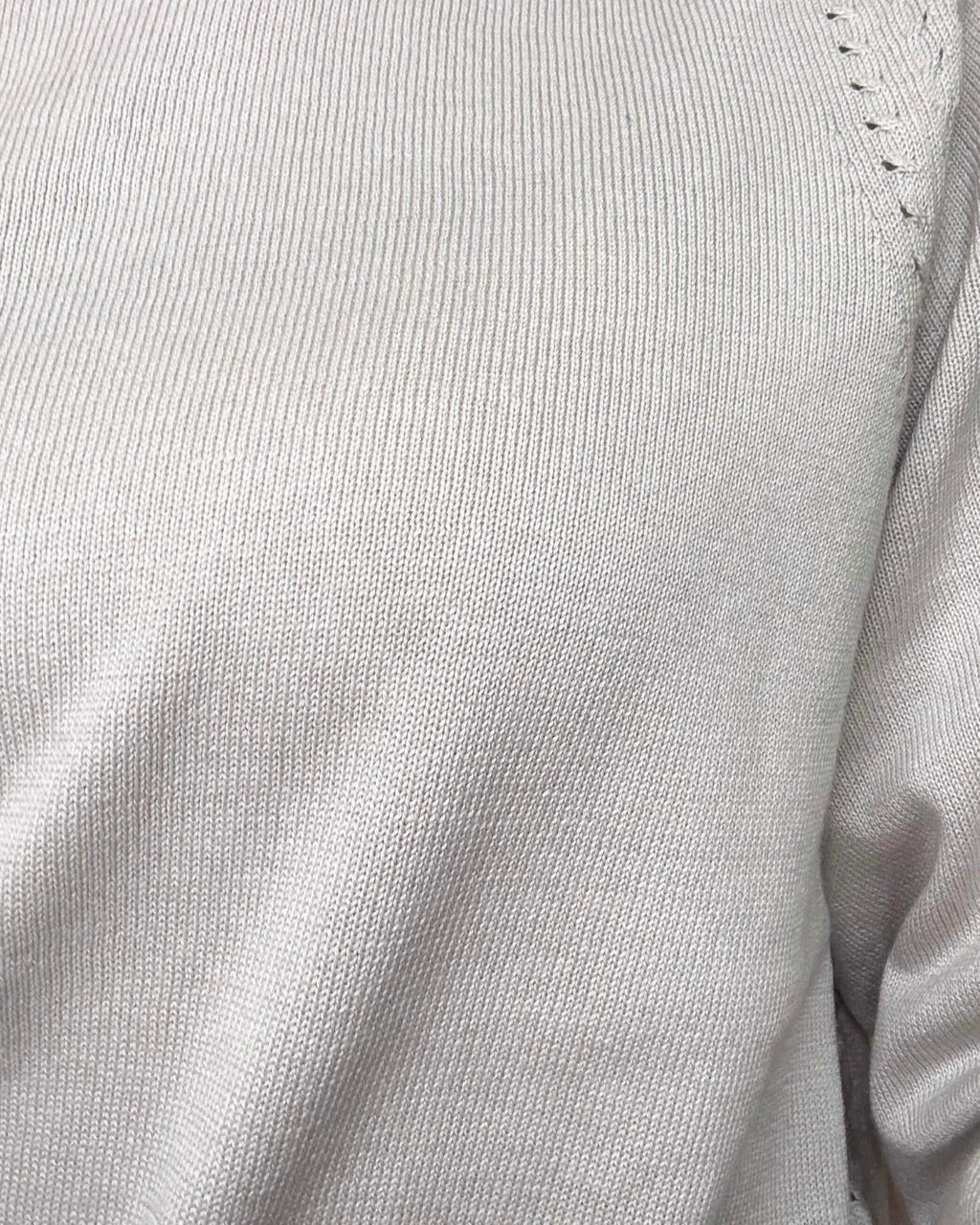 Alek Relaxed Raglan Crewneck Sweater In Himalaya