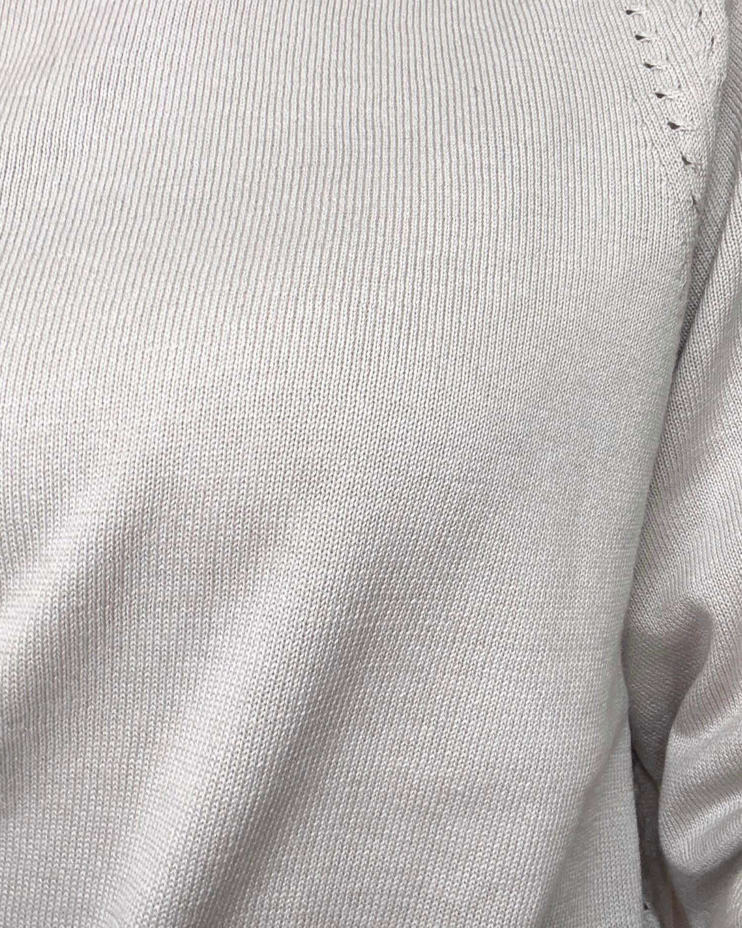 Alek Relaxed Raglan Crewneck Sweater In Himalaya