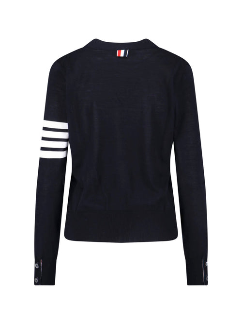 "4 Bar" Cardigan – Navy