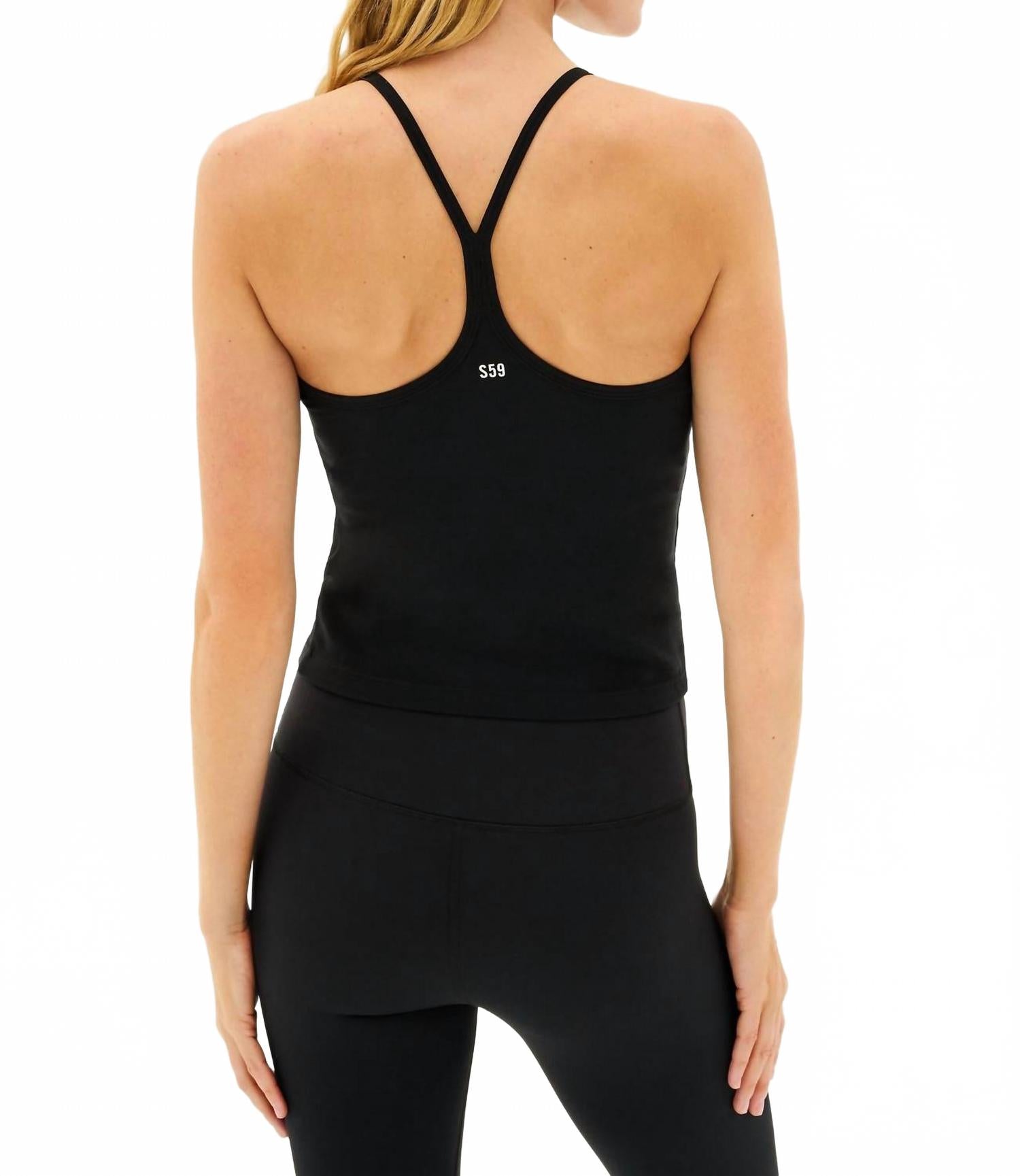 Airweight Tank Top In Black