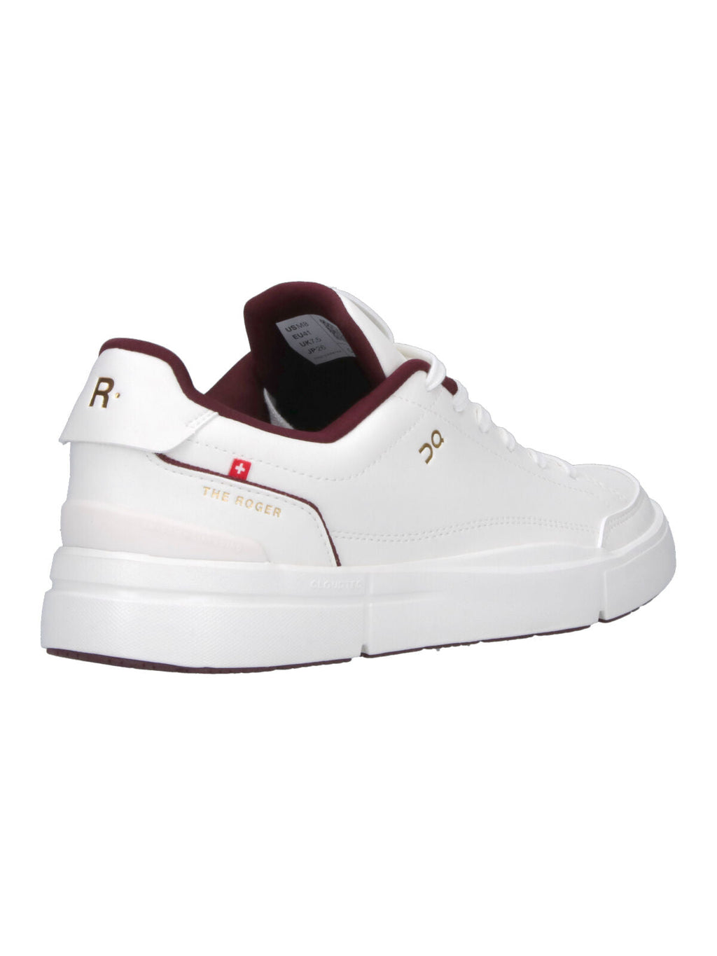 "The Roger Centre Court" Sneakers – White Rubber