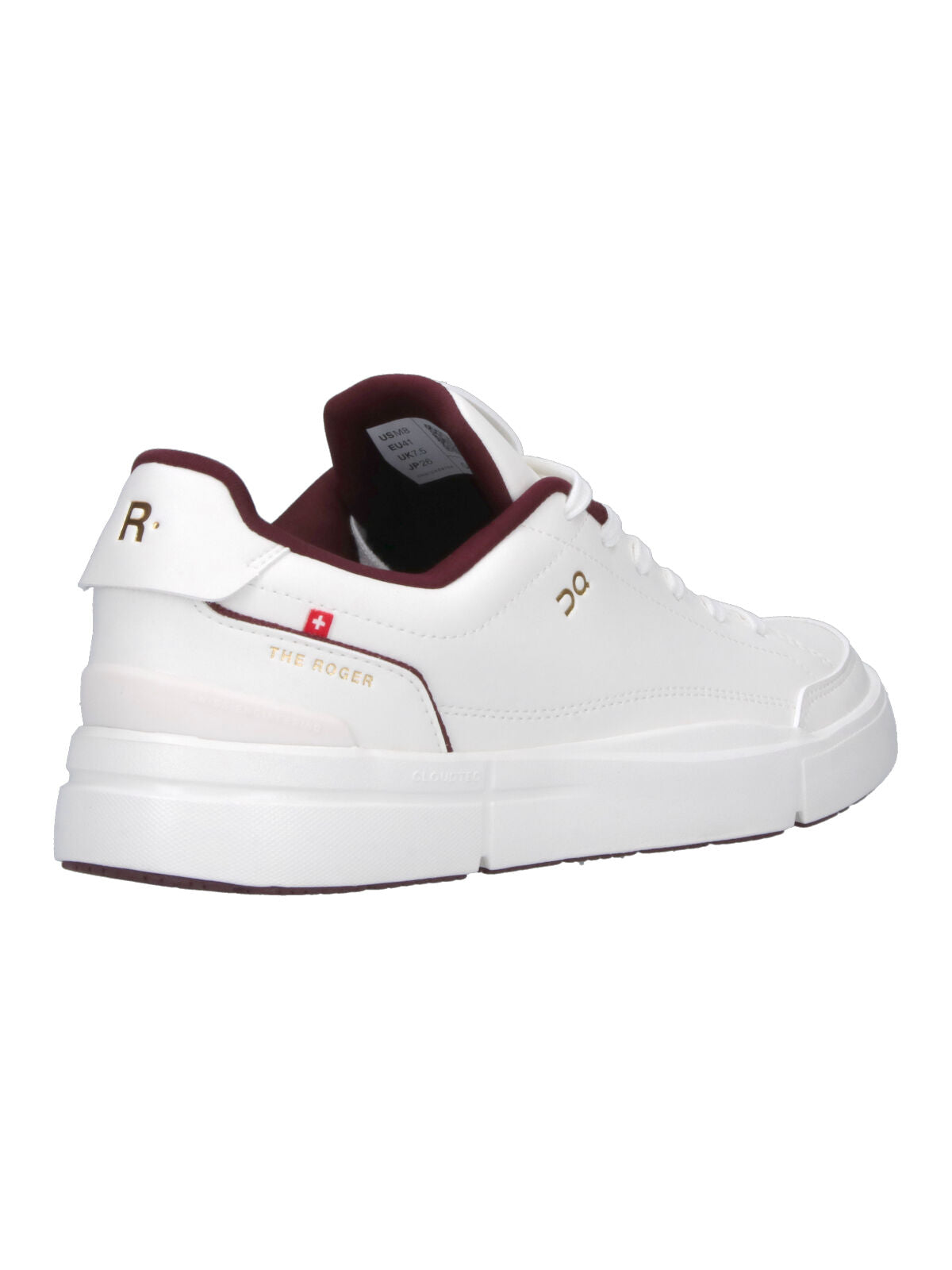 "The Roger Centre Court" Sneakers – White Rubber