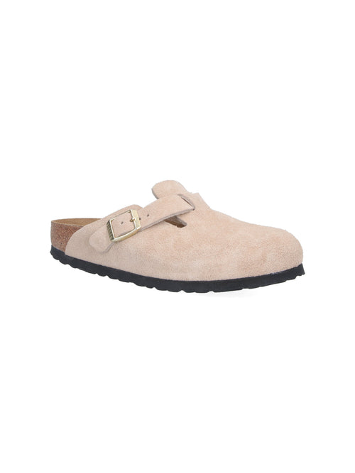 "Boston" Mules – Beige