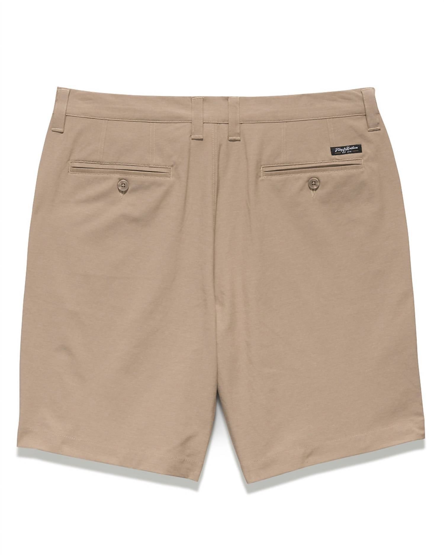 Any Wear Hybrid Performance Short In Khaki