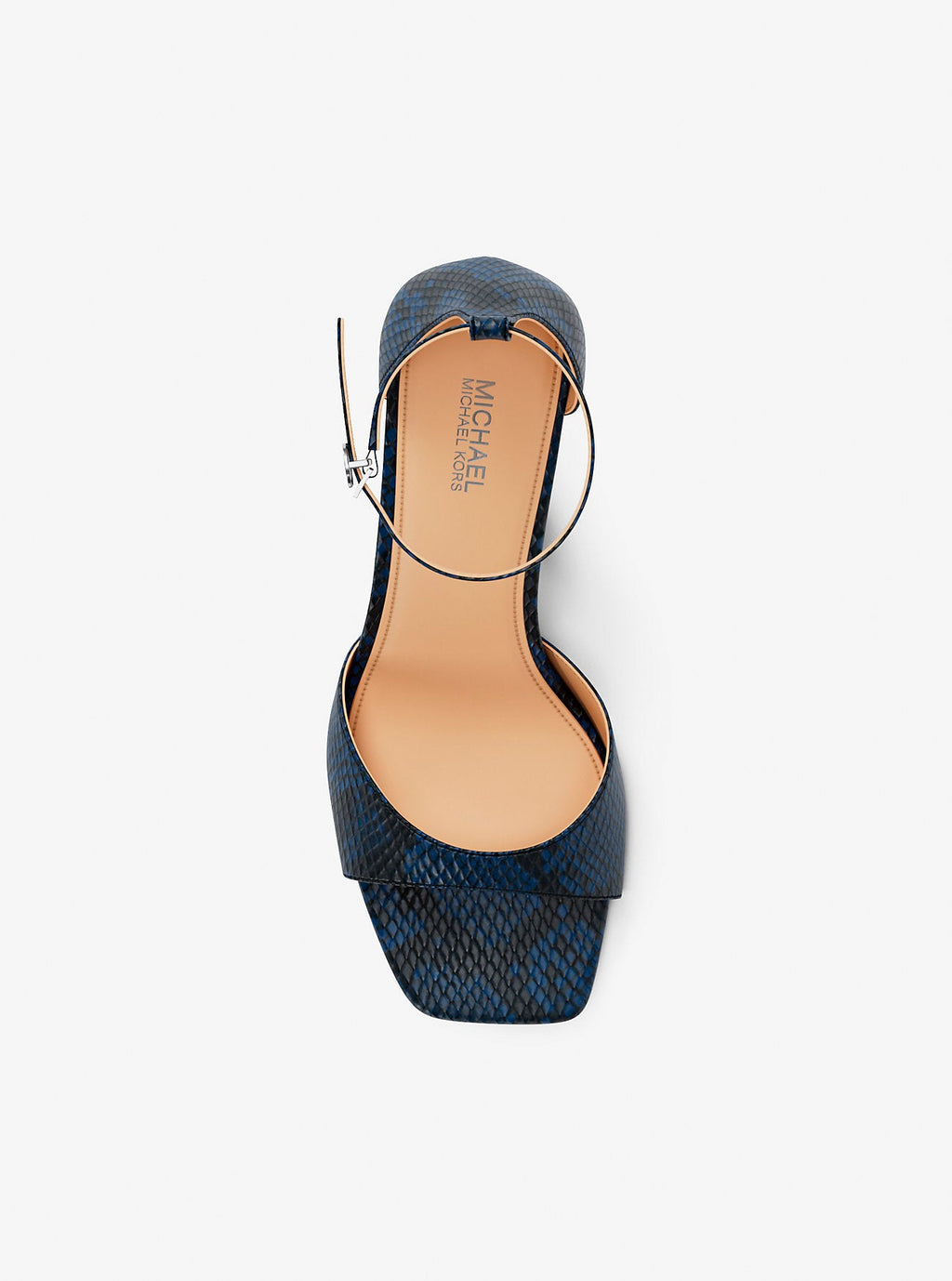 Amali Snake Embossed Sandal